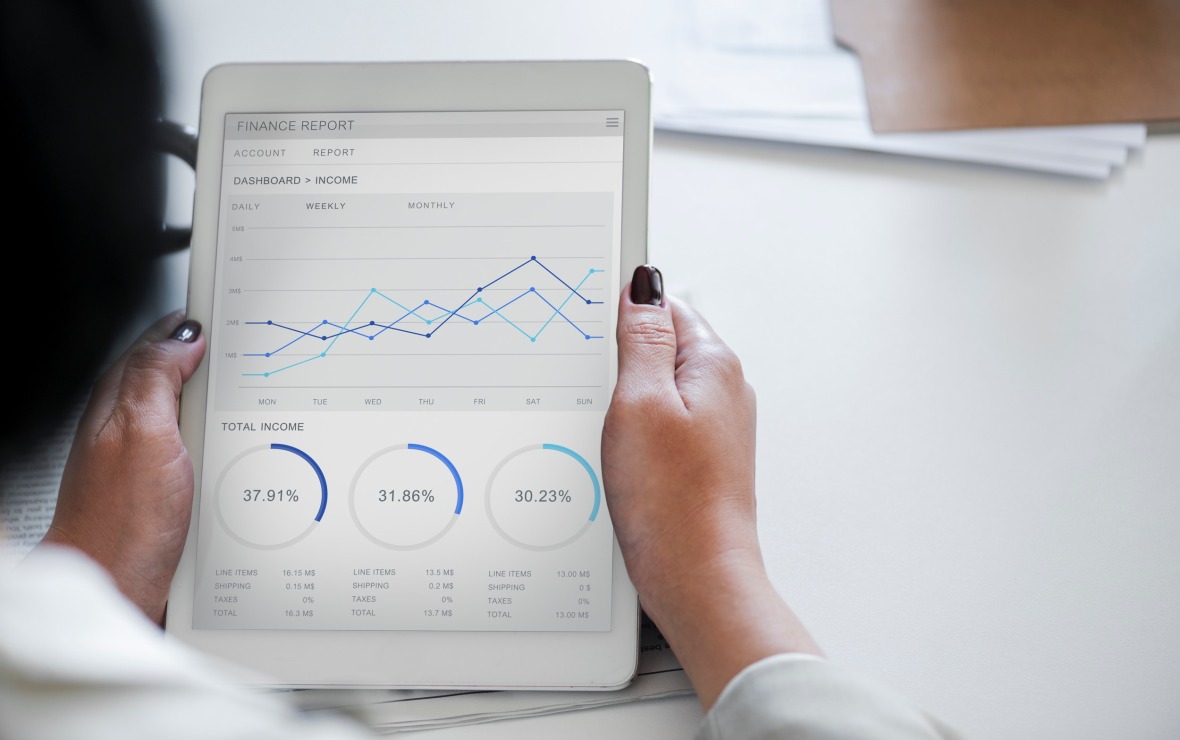 Finance report chart